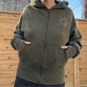 Offline by Aerie Throwback Full Zip Hoodie